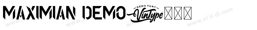 Maximian Demo字体转换